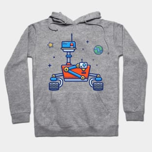 Space robot cartoon Hoodie